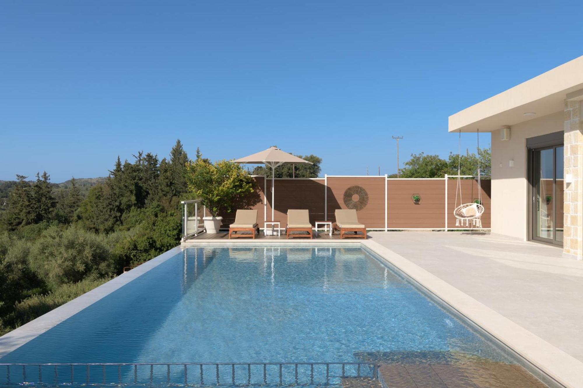 Reflection Villa, With Heated Pool, Close To Sea, By Thinkvilla Chania  Exteriör bild