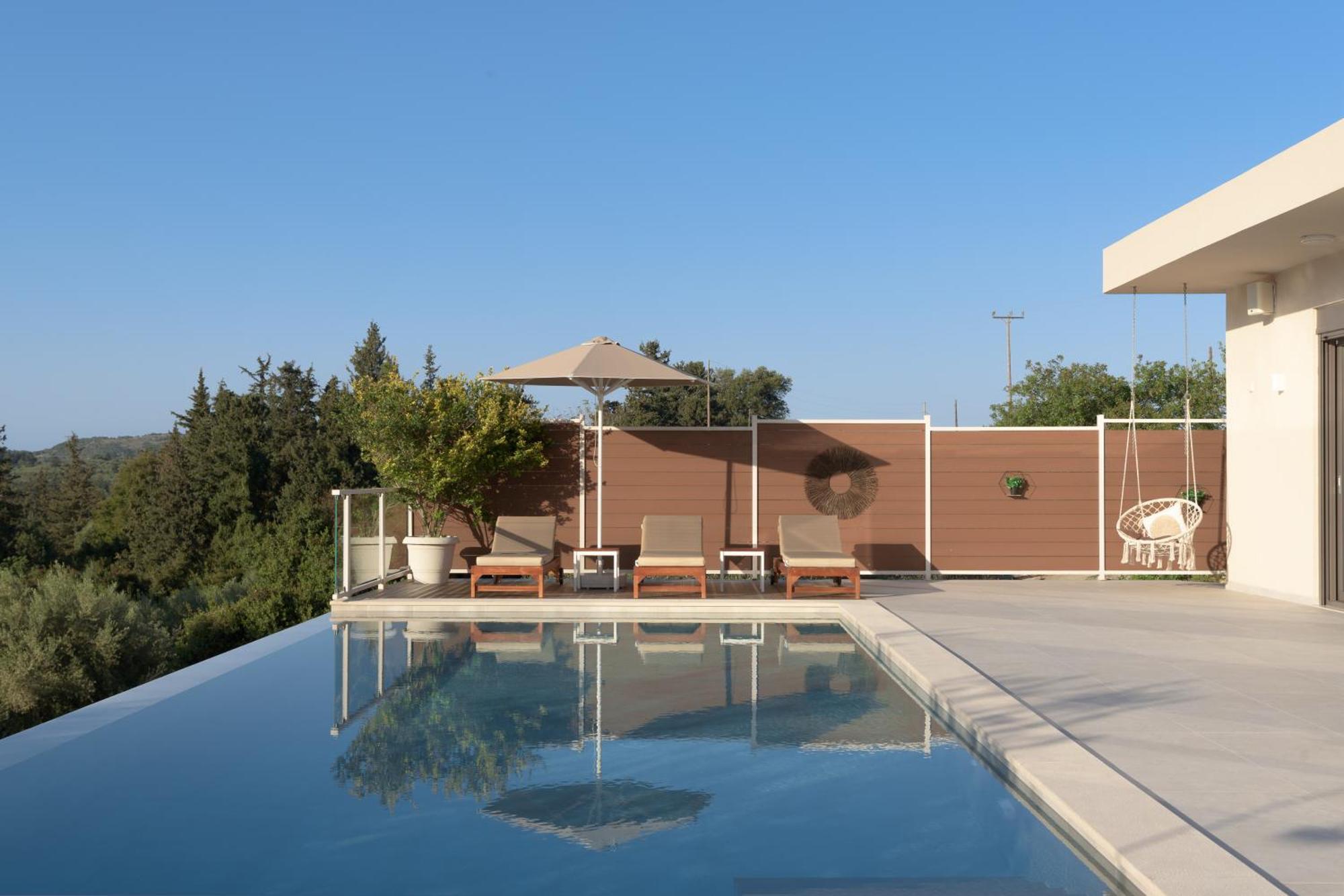 Reflection Villa, With Heated Pool, Close To Sea, By Thinkvilla Chania  Exteriör bild