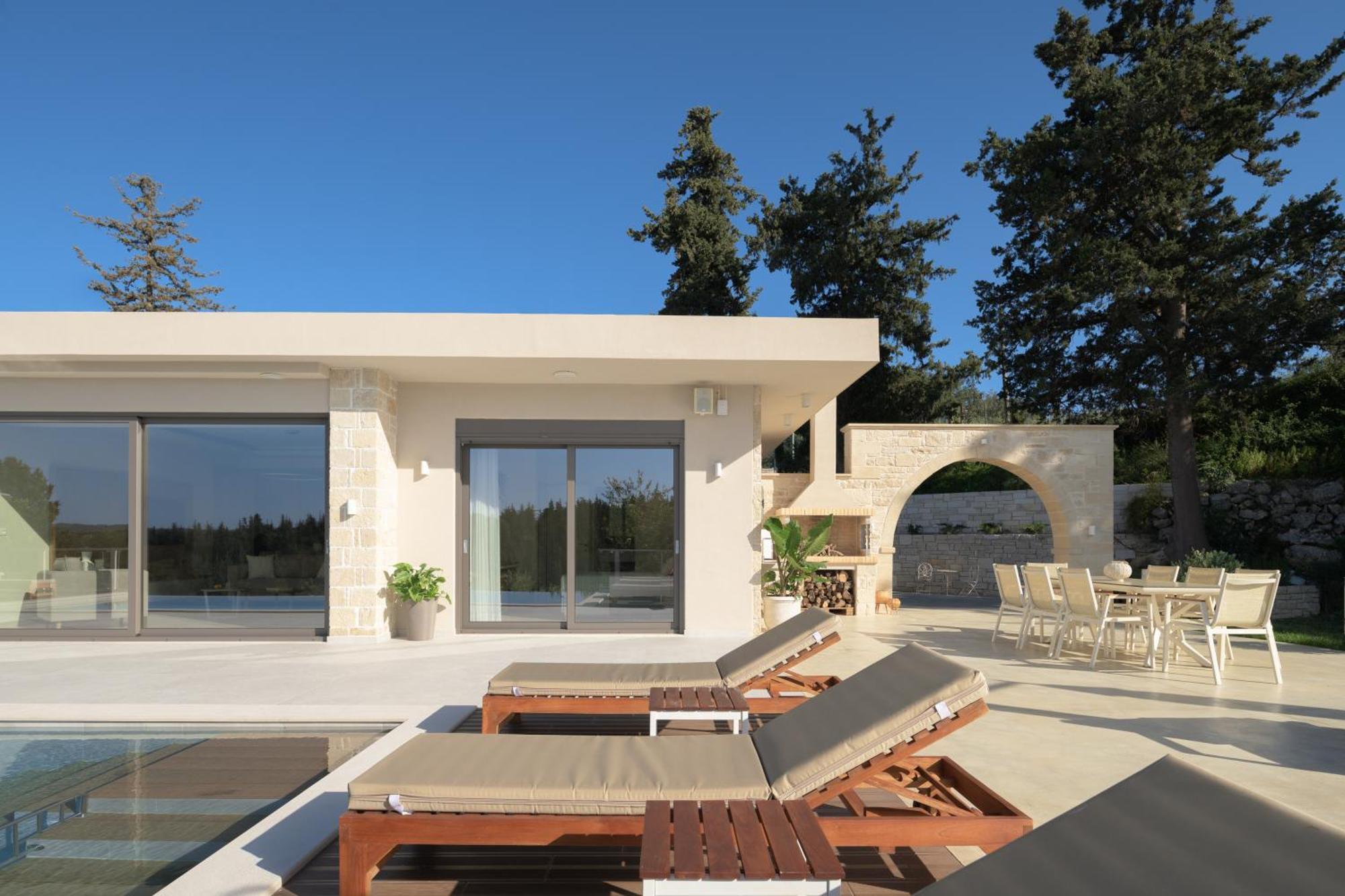 Reflection Villa, With Heated Pool, Close To Sea, By Thinkvilla Chania  Exteriör bild